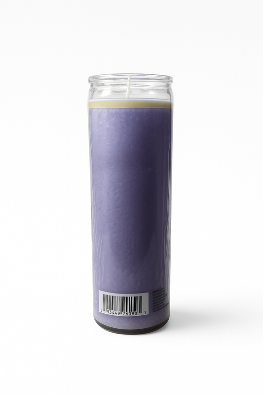 Plain Purple Candle - Vela Morada Lisa