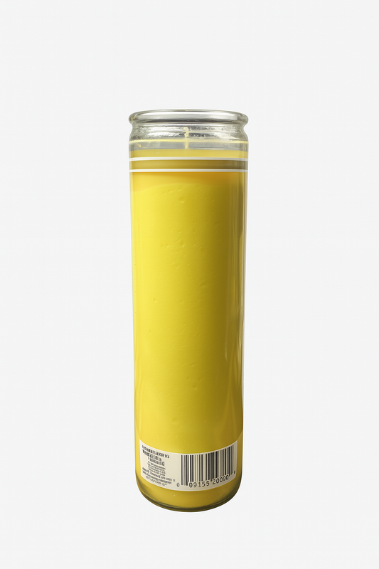 Plain Yellow Candle - Vela Amarillo Lisa